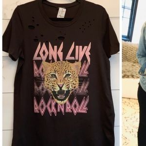 New with Tags! Rock n Roll Distressed T-Shirt
